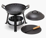 Load image into Gallery viewer, All-in One Cast Iron Grill | Portable - Meat N&#39; Bone
