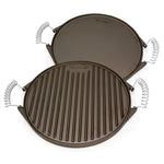 Load image into Gallery viewer, Cast Iron Reversible Griddle (Green Egg Friendly) - 12.5 inch - Meat N&#39; Bone
