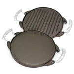 Load image into Gallery viewer, Cast Iron Reversible Griddle (Green Egg Friendly) - 10 inch - Meat N&#39; Bone
